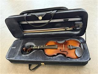 CONRAD PFEIFER SV500 - 4/4 VIOLIN WITH HARD CASE, BOW